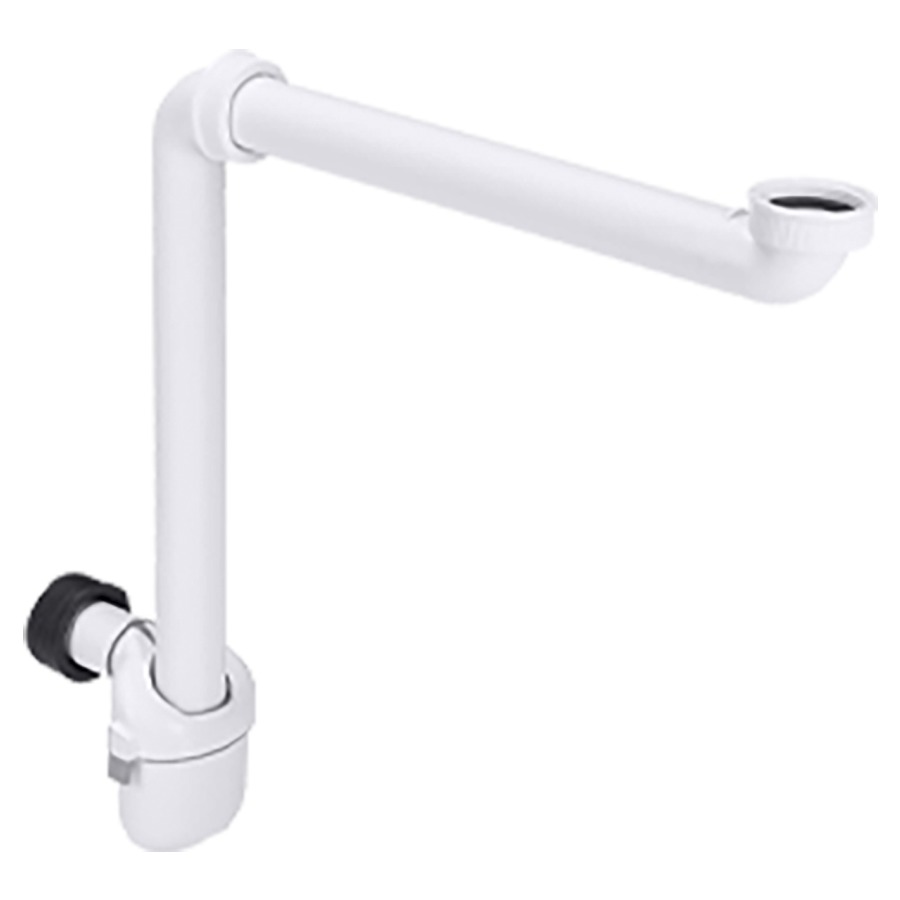 Sifone a ingombo ridotte VIEGA 1 1 4" x 32 mm 46 mm con connettore sifone bianco