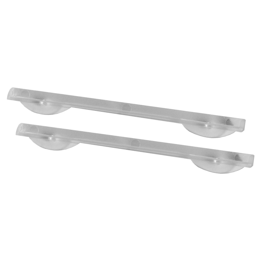 Supporto per ripiano SIDLER paio, 2 supporto, 102 mm trasparente