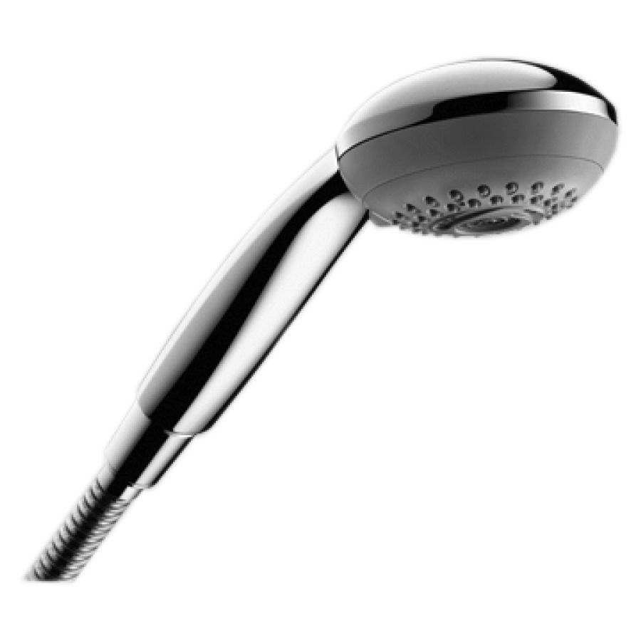 Doccia a mano CROMETTA 85 MULTI 3JET, Quick Clean, rego- labile normale massaggio mono D 8,5 cm, portata 16 l min gruppo acustico I cromato