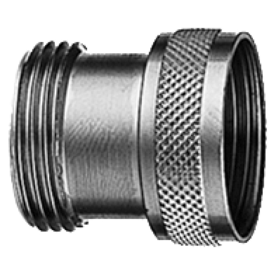 Raccordo con valvola di ritegno, 3 8" x DN10 cromato