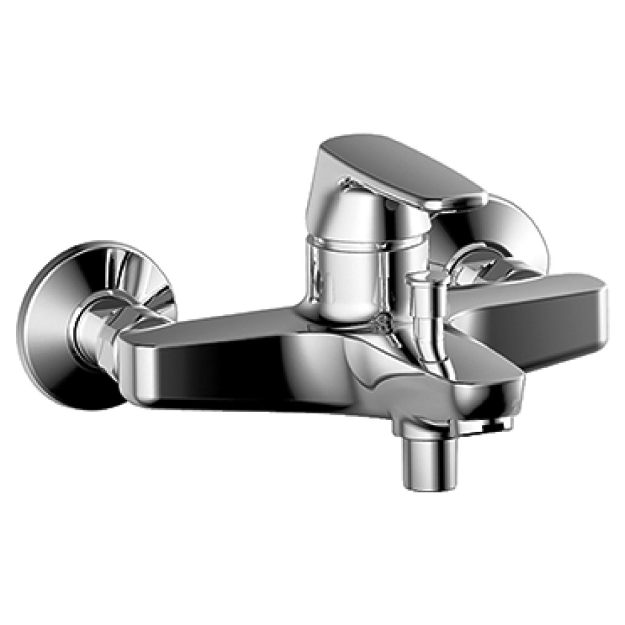 Miscelat. da bagno Procasa Uno 17 D 153 mm, nudo, gruppo acustico I chromeline
