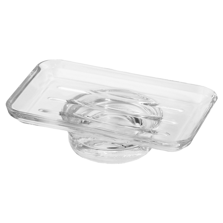 Bacinella portasapone CHIC 14, CHIC 07 VANESSA, vetro transparente senza colore