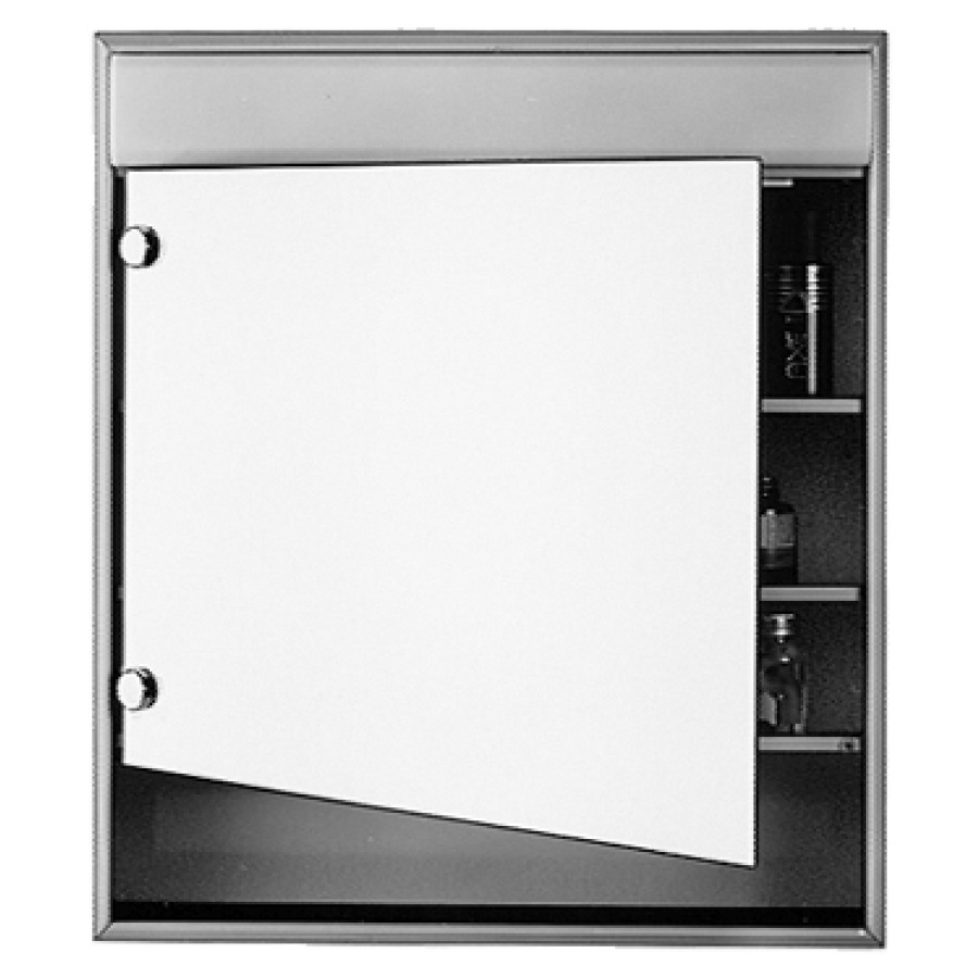 Coprilampada opale 56,5 cm, per armadietto da bagno ECONOM 60 senza colore