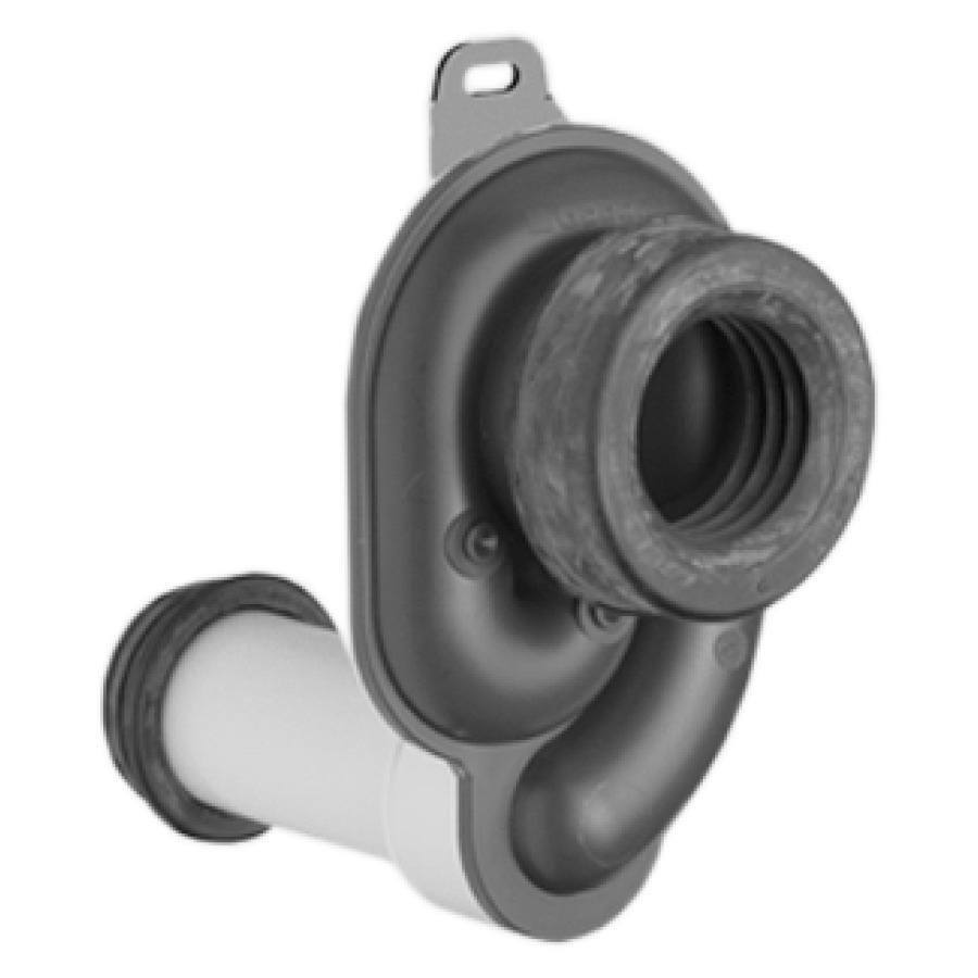 Sifone aspirazione GEBERIT AP per orinatoio piccolo, 1 litro uscita orizzontale D 40 mm guarnizione in gomma senza colore