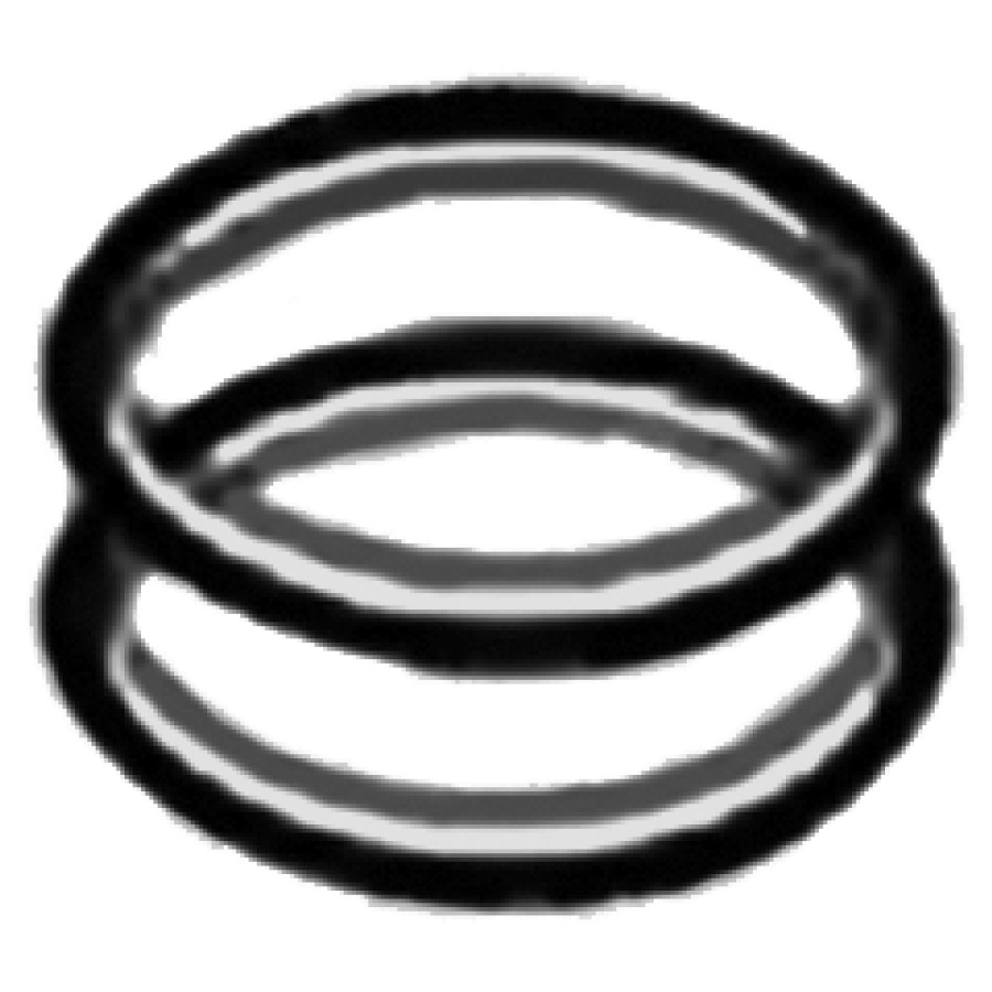 Set di guarnizioni GEBERIT D 50 mm, per cassetta AP125 127 129 140 senza colore