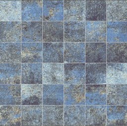 Mosaïque "Sidonia" Bleu 5 x 5 cm