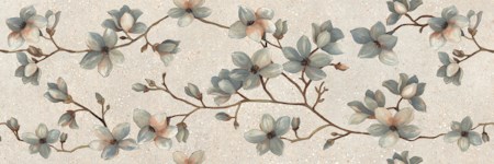 Panneau mural "Laura" Gris clair 30 x 90 cm
