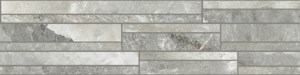 Mosaïque "Melissa" Gris-vert 15 x 60 cm