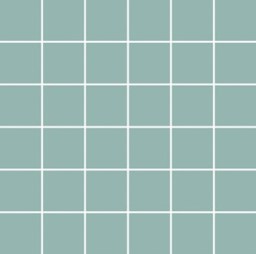Mosaïque "Steinfurt" Turquoise 5 x 5 cm