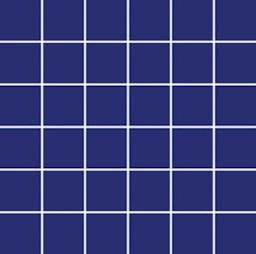 Mosaïque "Steinfurt" Ultramarine 5 x 5 cm