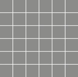 Mosaïque "Steinfurt" Gris 5 x 5 cm