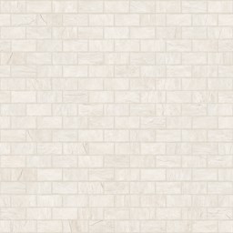 Mosaïque "Cornelia" Blanc 1.5 x 3 cm