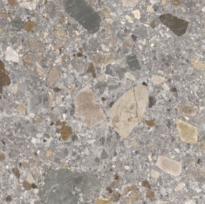 Dalle "Gabor" Gris-Multicolore 60 x 60 cm