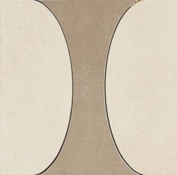 Décor "Mirka" Taupe 30 x 30 cm