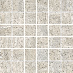 Mosaïque "Leila" Gris clair 5 x 5 cm