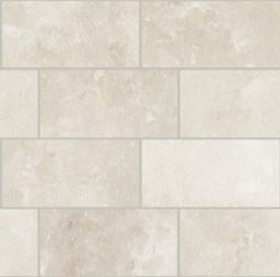 Mosaïque "Melissa" Blanc 7.5 x 15 cm
