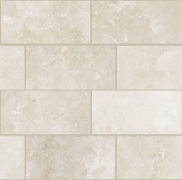 Mosaik "Melissa" Weiss 7.5 x 15 cm
