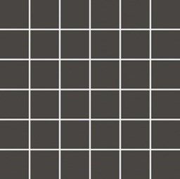 Mosaïque "Steinfurt" Gris foncé 5 x 5 cm