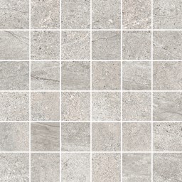 Mosaïque "Gantrisch" Gris clair 5 x 5 cm