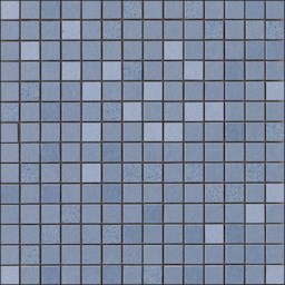 Mosaik "Lemberg" Blau 2 x 2 cm