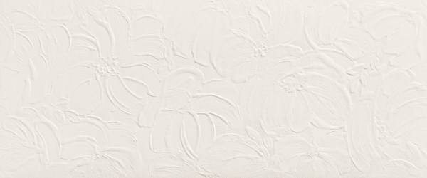 Panneau mural "Hilda" Blanc 50 x 120 cm