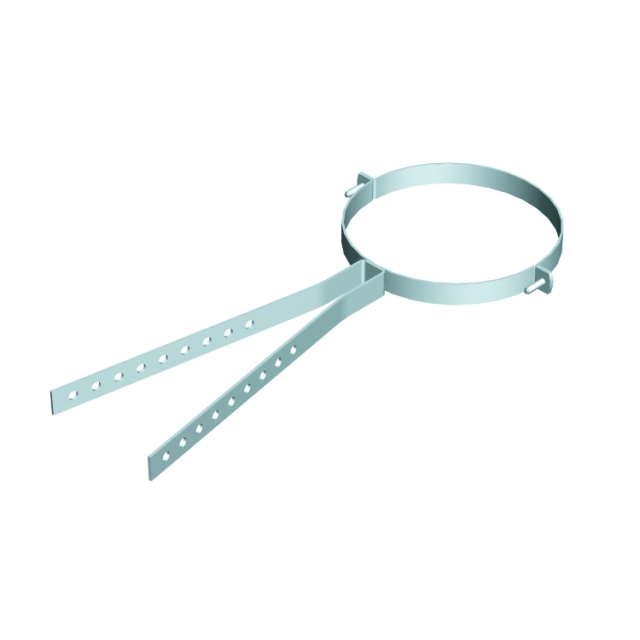 SCHÄNIS Collier pour tuyaux en matière synthétique, support écarté 300 mm