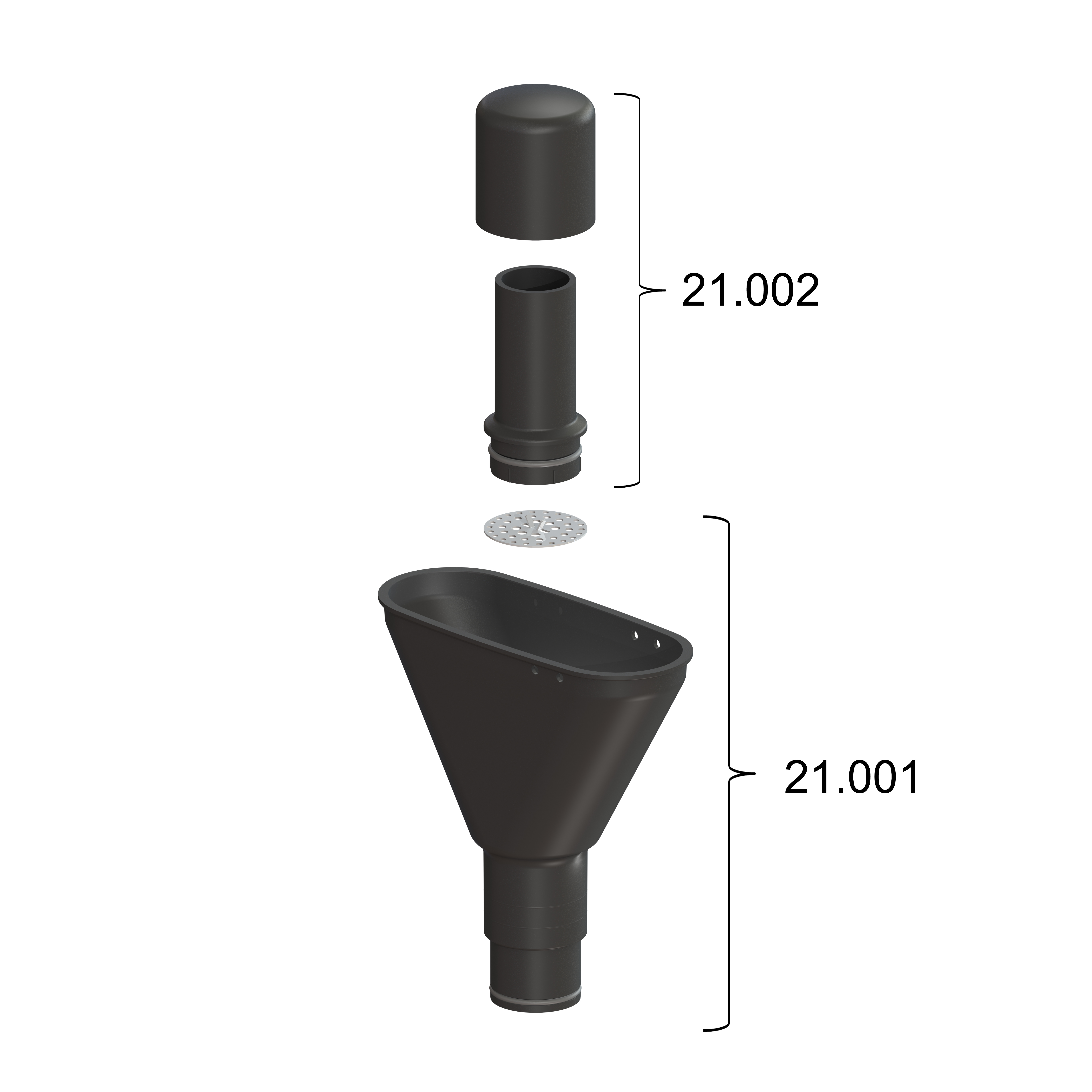 Caractéristiques du produit
Fixation pour conduites d’eaux usées
Stabilité de la forme grâce au bord
0,4 litre/sec. en raison de l’optimisation du débit (siph.)
Combinaison siphonnée/non siphonnée
Marquage pour une séparation optimale
Raccord combiné 50mm/56mm enfichable et soudable