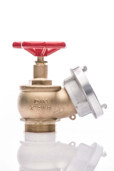 Vanne d'incendie Universal 11/4" / Storz 55 pour poste de défense incendie, entrée avec filetage mâle