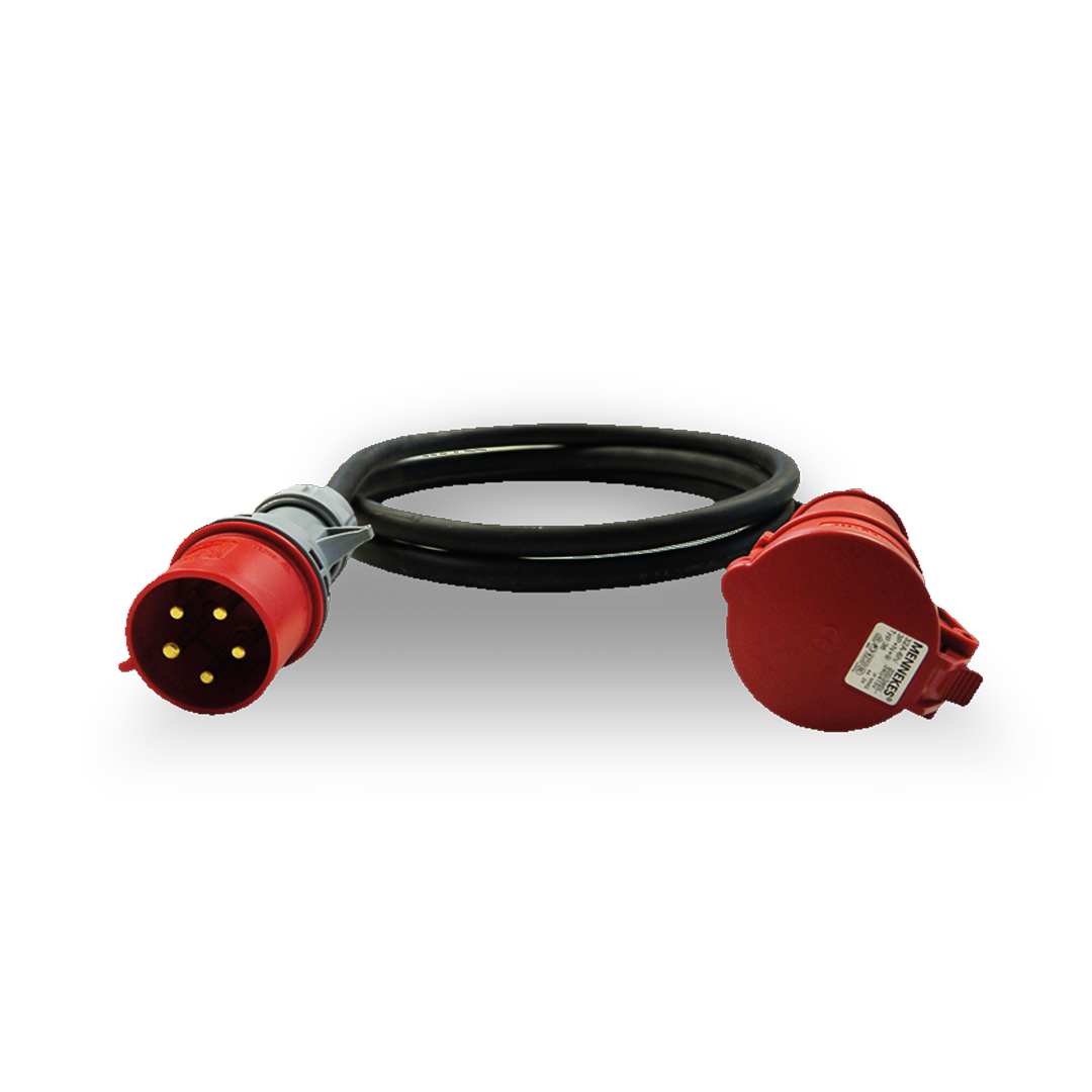 Câble électrique 63A 400V 20 m raccordement CEE