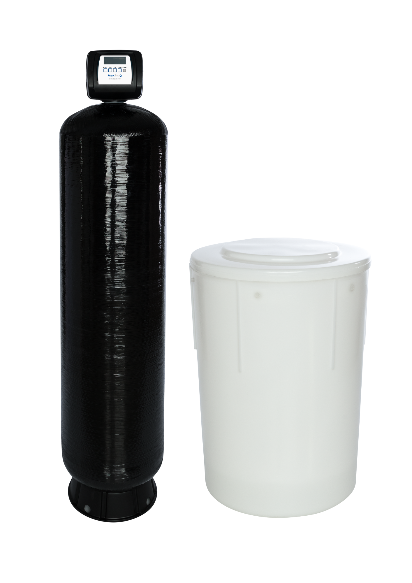 Adoucisseur d'eau AquaStar AS Set comprenant le matériel de raccordement suivant:
2 pièces tuyau flexible blindé 100 cm x 1 1/4" et 2 sacs de pastilles de sel régénérant de 10 kg chacun