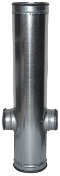 Évent Ventiphone Type II, d 224/125/125 mm galvanisé, isolant acoustique et anti-odeurs