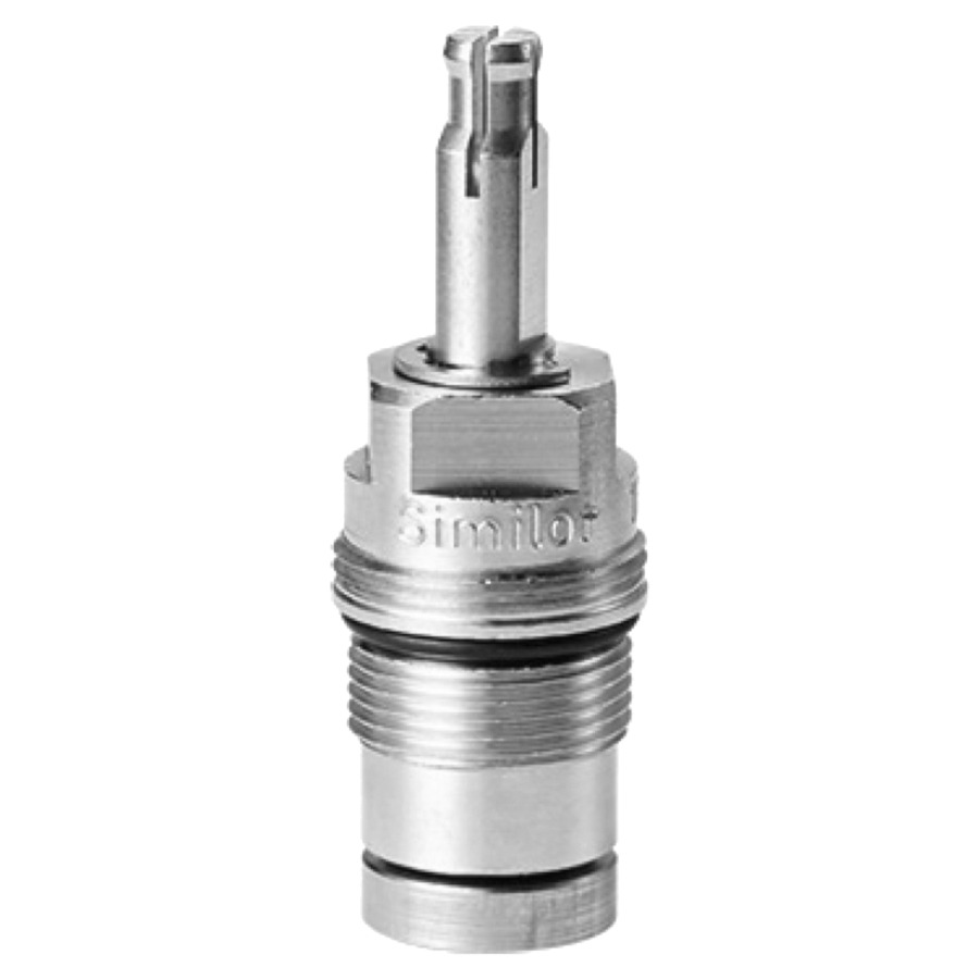 Parte superiore del rubinetto piatto, M 20 x 1,25, senza impugnatura, per batterie SILOR senza colore
