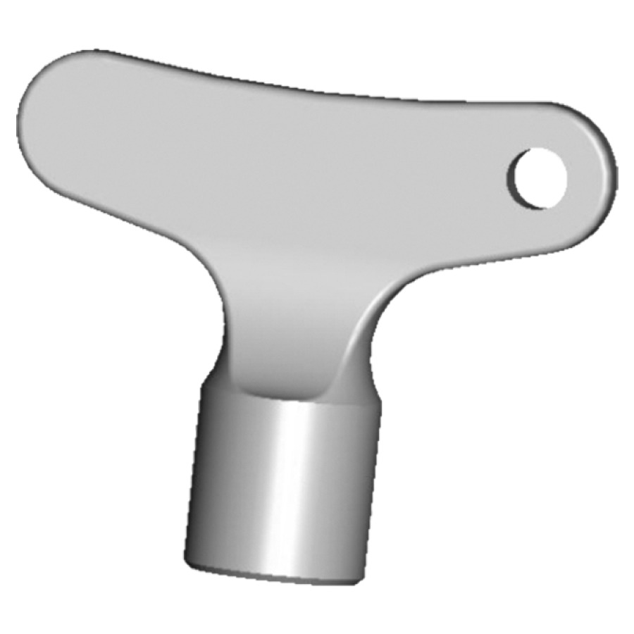 Chiave levabile 6,5 mm, per rubinetto per giardino SIGA cromato