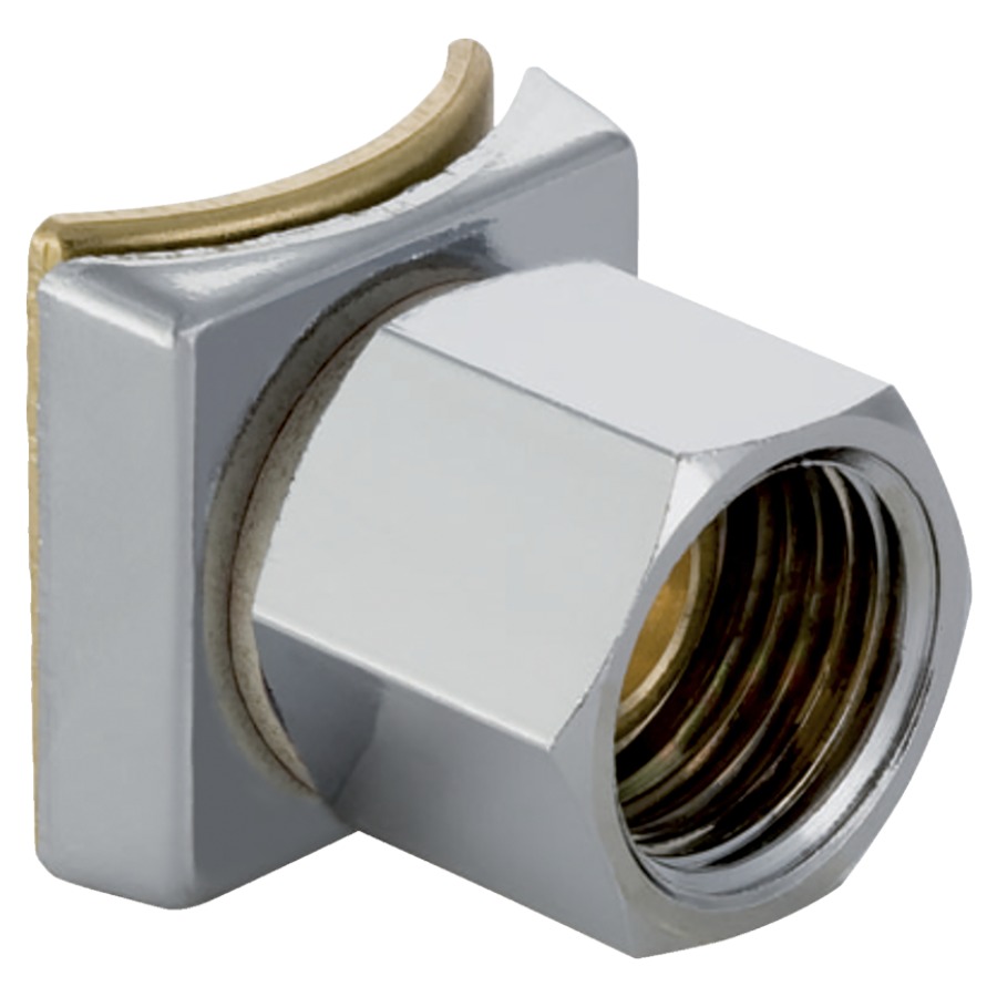 Pezzo di raccordo per valvola d'aerazione 1 2" per tubo d'uscita 40 mm per sifone GEBERIT cromato
