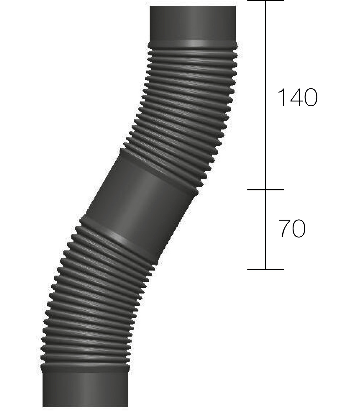 PolyFlex Rohr flexibel, kürzbar