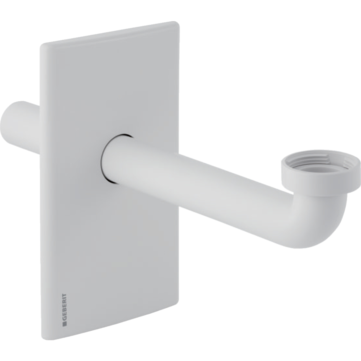 Set de montage final Geberit pour lavabo avec siphon à encastrer: Chromé brillant