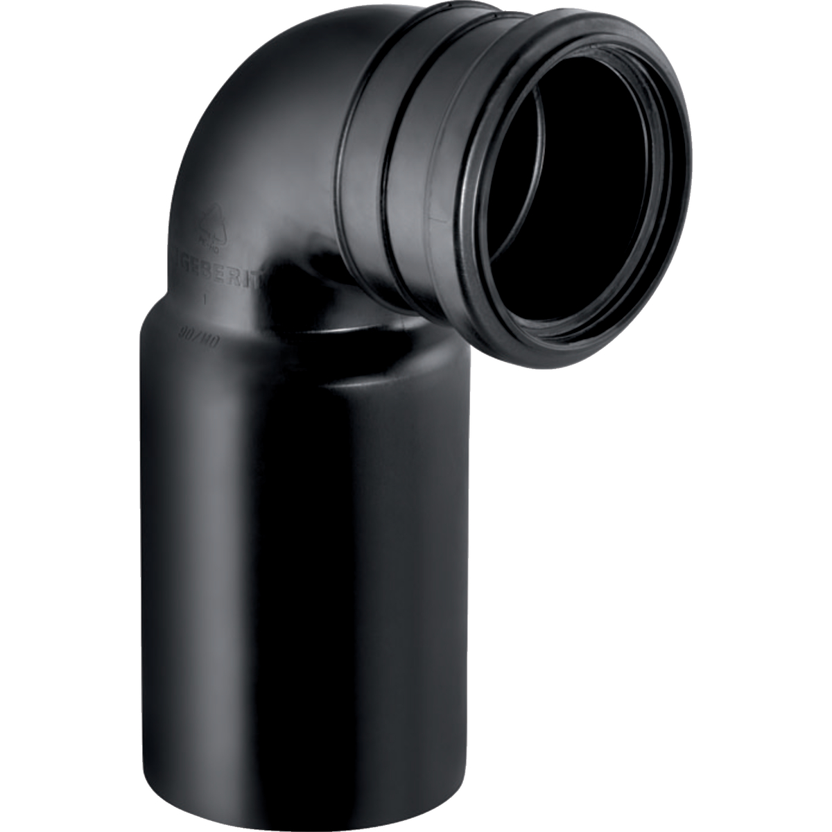 Coude de raccordement 90° Geberit PE pour WC suspendu: d110mm d1=90mm
Traits:
- Avec joint en EPDM
Usage:
- Pour montage vertical
- Pour le raccordement d'appareils sanitaires à sortie horizontale
- Pour éléments Geberit Duofix et Geberit GIS pour WC suspendu
Livraison:
- Couvercle de protection