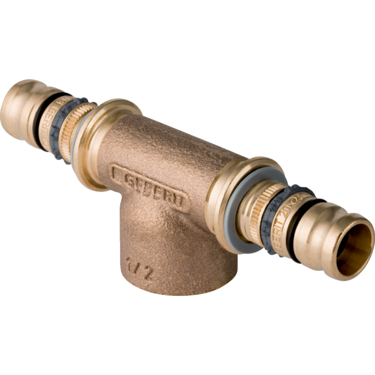 Té Geberit Mepla avec filetage intérieur: d32mm Rp1" d1=32mm