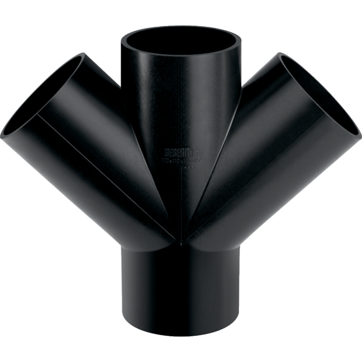 Embranchement double 45° Geberit PE: d110mm d1=110mm