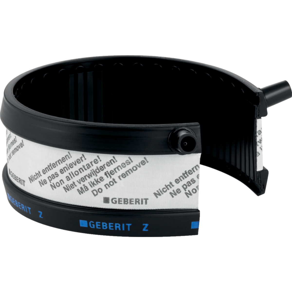Bande électro-soudable Geberit pour point fixe: d125mm d1=133mm
Traits:
- Soudable avec des appareils à souder électriques Geberit
- En une pièce
Usage:
- Pour la fixation par point fixe de tuyaux en combinaison avec des colliers
