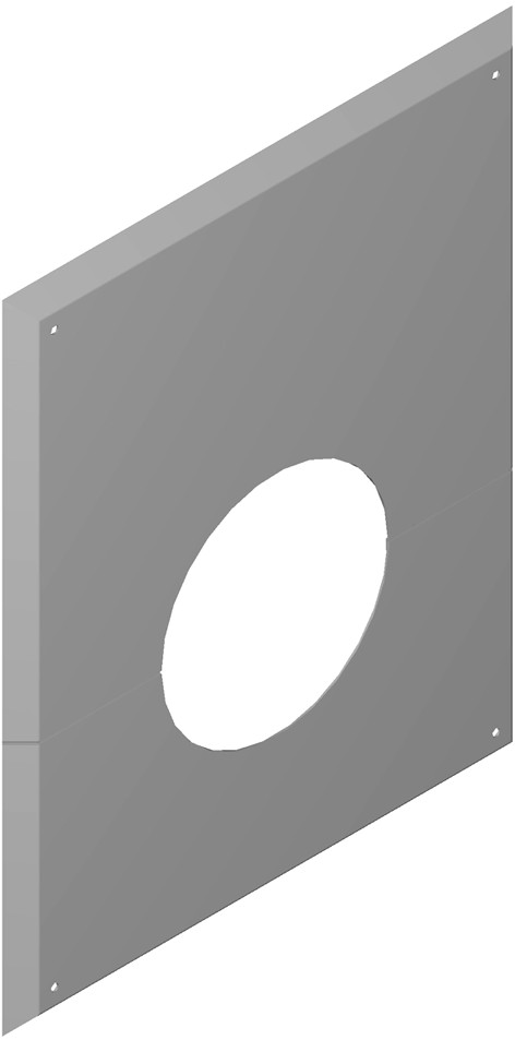 D 80/125 - pp/pp weiss beschichtet; D 100/150 - pp/Stahl weiss beschichtet