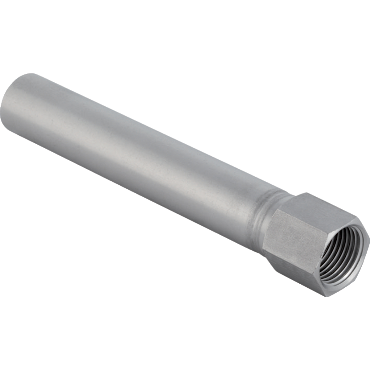 Geberit Mapress Edelstahl Übergang mit Innengewinde und Einschubende lang: d18mm Rp3/4"