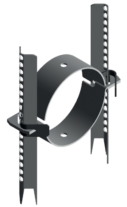 9.1.A Collier de dalle STANDARD avec pied noir