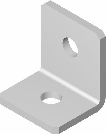 3.90 / Équerre pour profilés CK/C/CM promatisés. Pour la fixation de profilés sur les murs et dans les goulottes.