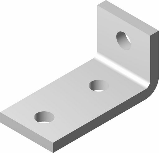 3.90 / Équerre pour profilé CS promatisé. Pour la fixation de profilés sur les murs et dans les goulottes.