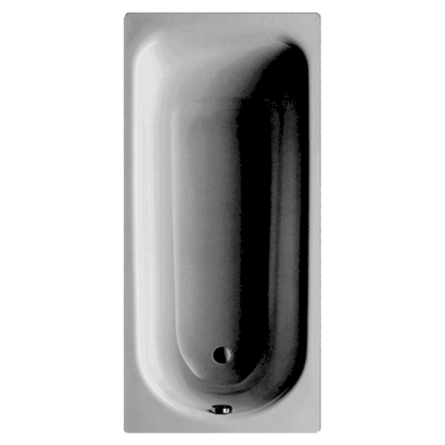 Vasca da bagno Procasa Uno 170 x 75 x 41 cm, acciaio isolazione acustica 8 pacche antirisonante destato SIA 181 bianco standard
