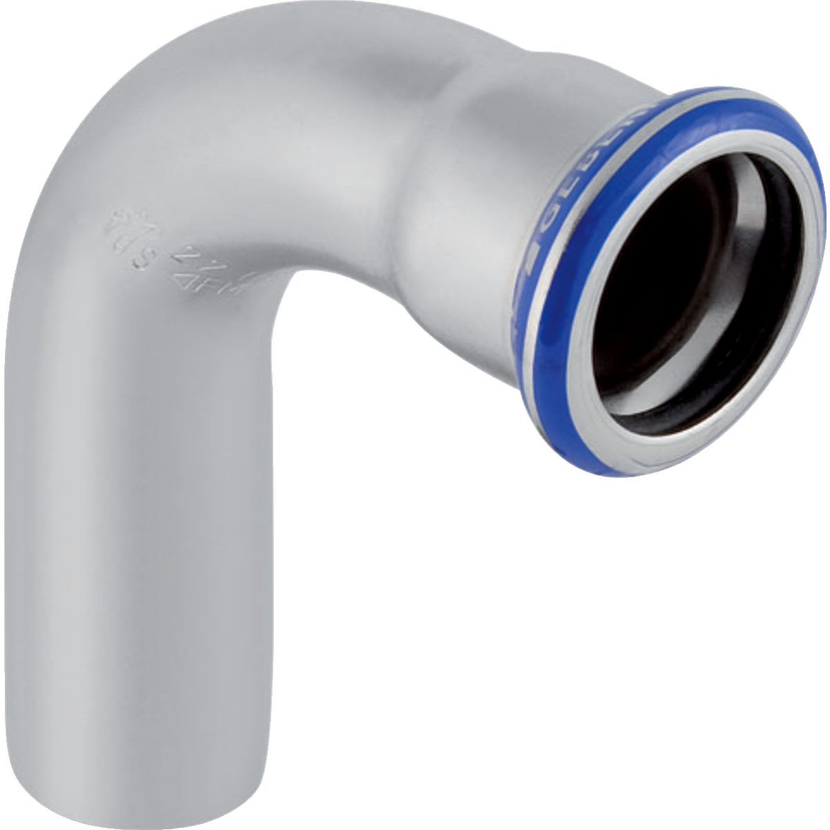 Coude Geberit Mapress acier inoxydable avec extrémité à emboîter: 90° d18mm
Traits:
- Non serti non étanche
- Manchon à sertir avec bouchon de protection transparent
- Indicateur de sertissage
- Joint d'étanchéité en CIIR noir
Usage:
- Pour gaz industriels (p. ex. acétylène, gaz de protection en soudage)
- Pour air comprimé (classe de pureté d'huile 0–3)
- Pour eau traitée
- Pour dépression
- Pour eaux grises et noires avec valeur de pH > 6.0
- Pour gaz inertes (p. ex. azote)
- Pour lʼeau de refroidissement et de chauffage sans antigel
- Pour substances chimiques et fluides techniques
- Pour eau d'extinction d'incendie (mouillé)
- Pour eau d'extinction d'incendie (mouillé/sec, sec)
- Pour eau non potable et de processus
- Pour vapeur saturée ≤ 120 °C
- Pour eau potable froide et chaude
- Pour eau de chauffage urbain ≤ 120 °C
- Pour les eaux pluviales dont le pH > 6.0
- Pour sprinkler (mouillé)
- Pour lʼeau de refroidissement et de chauffage avec antigel