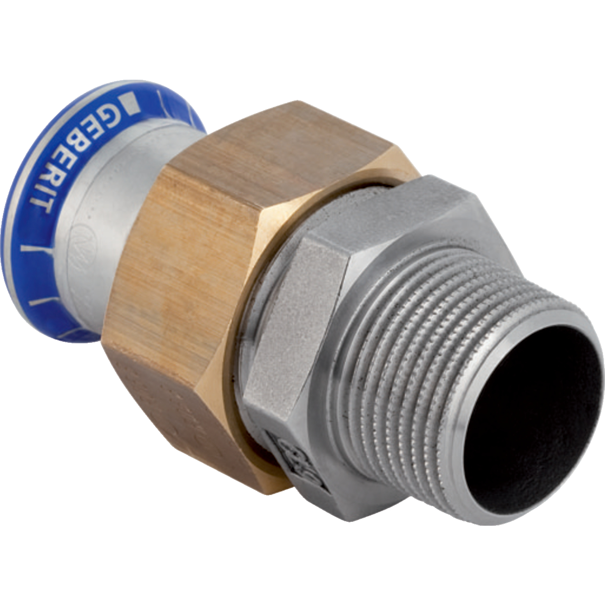 Geberit Mapress Edelstahl Übergangsverschraubung mit Aussengewinde: d22mm R1/2" G1"
Eigenschaften:
- Unverpresst undicht
- Pressindikator
- Flachdichtung aus EPDM
- Pressmuffe mit transparentem Schutzstopfen
- Überwurfmutter aus Messing
- Dichtring aus CIIR schwarz
Verwendungszweck:
- Für Betriebs- und Prozesswässer
- Für Druckluft (Reinheitsklasse Öl 0–3)
- Für Löschwasser (nass/trocken, trocken)
- Für Grau- und Schwarzwasser mit pH-Wert > 6.0
- Für Industriegase (z. B. Acetylen, Schweissschutzgase)
- Für Kühl- und Heizungswasser ohne Frostschutzmittel
- Für Trinkwasser kalt und warm
- Für Regenwasser mit pH-Wert > 6.0
- Für Unterdruck
- Für aufbereitete Wässer
- Für Sprinkler (nass)
- Für Inertgase (z. B. Stickstoff)
- Für Löschwasser (nass)
- Für Chemikalien und technische Fluide
