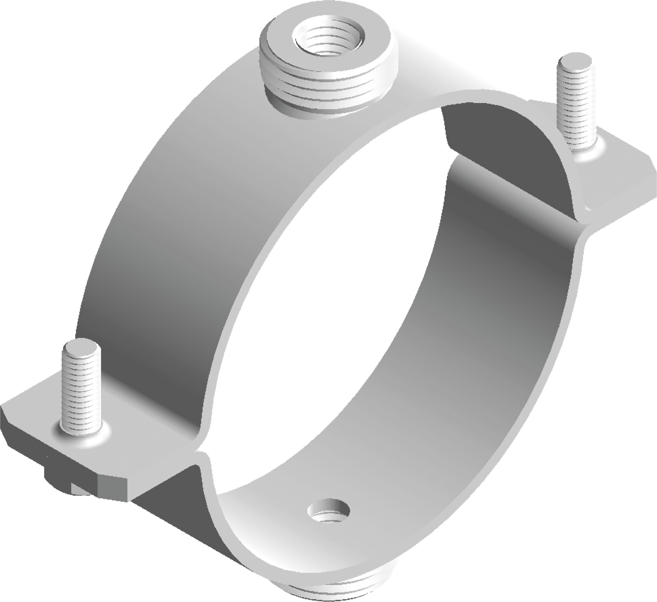POLYFIX 2.1 Muffen-Rohrschelle ohne Isolation