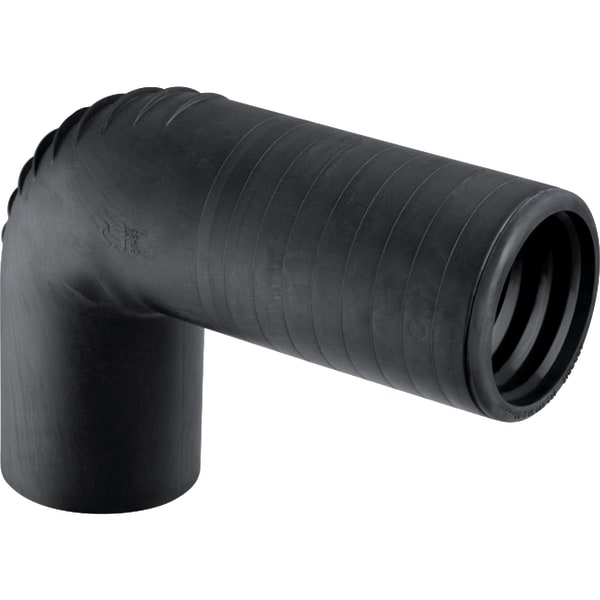Coude de raccordement 90° Geberit Silent-db20 réduit, prolongé: d63mm d1=56mm di63mm